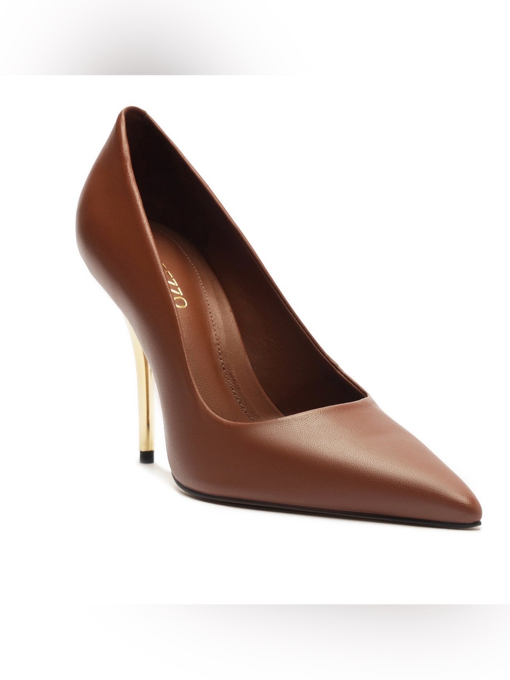 Arezzo Emily High Stiletto Pumps Cocoa Brown Size 7.5B